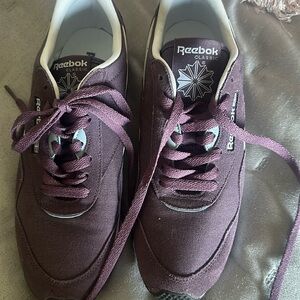 Reebok Classic Purple Sneakers